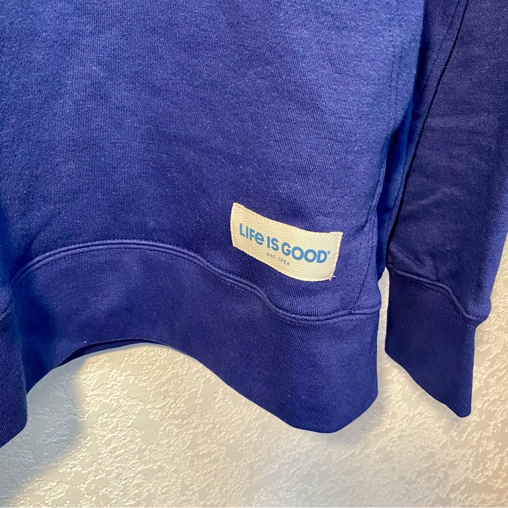 Life Is Good Hoodie Men’s L Jake Adirondack Stars Pullover Sweatshirt USA Relax - Picture 2 of 10
